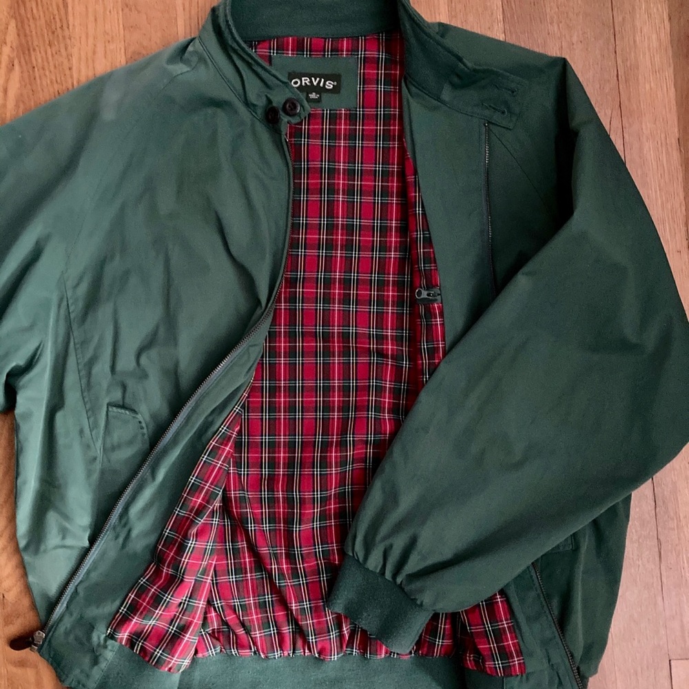 Orvis weather breaker jacket. XL. Green.
